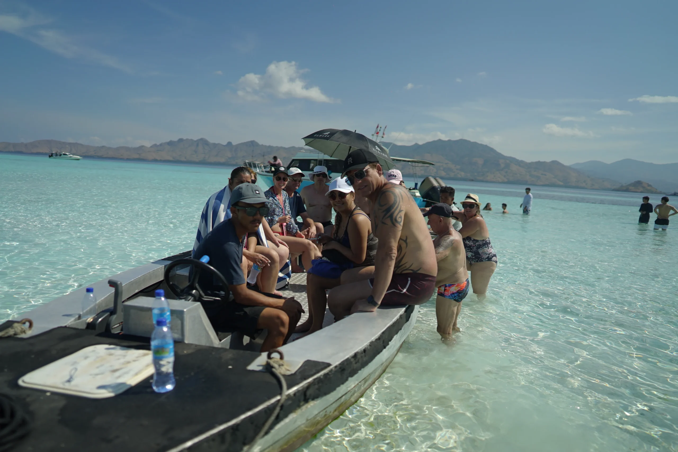 Elbark Cruise luxury phinisi exterior in Komodo National Park