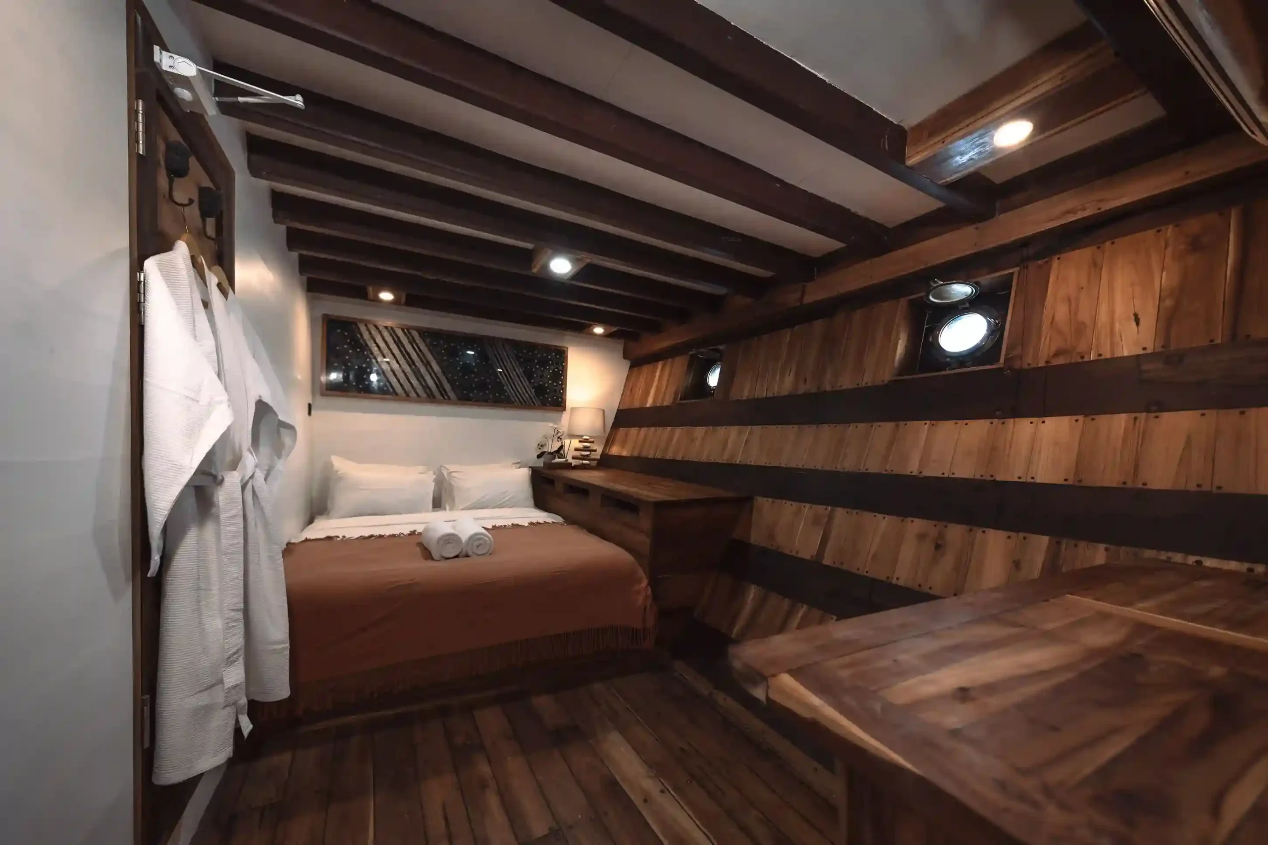 Toraja and Alor cabin on Elbark Cruise luxury phinisi